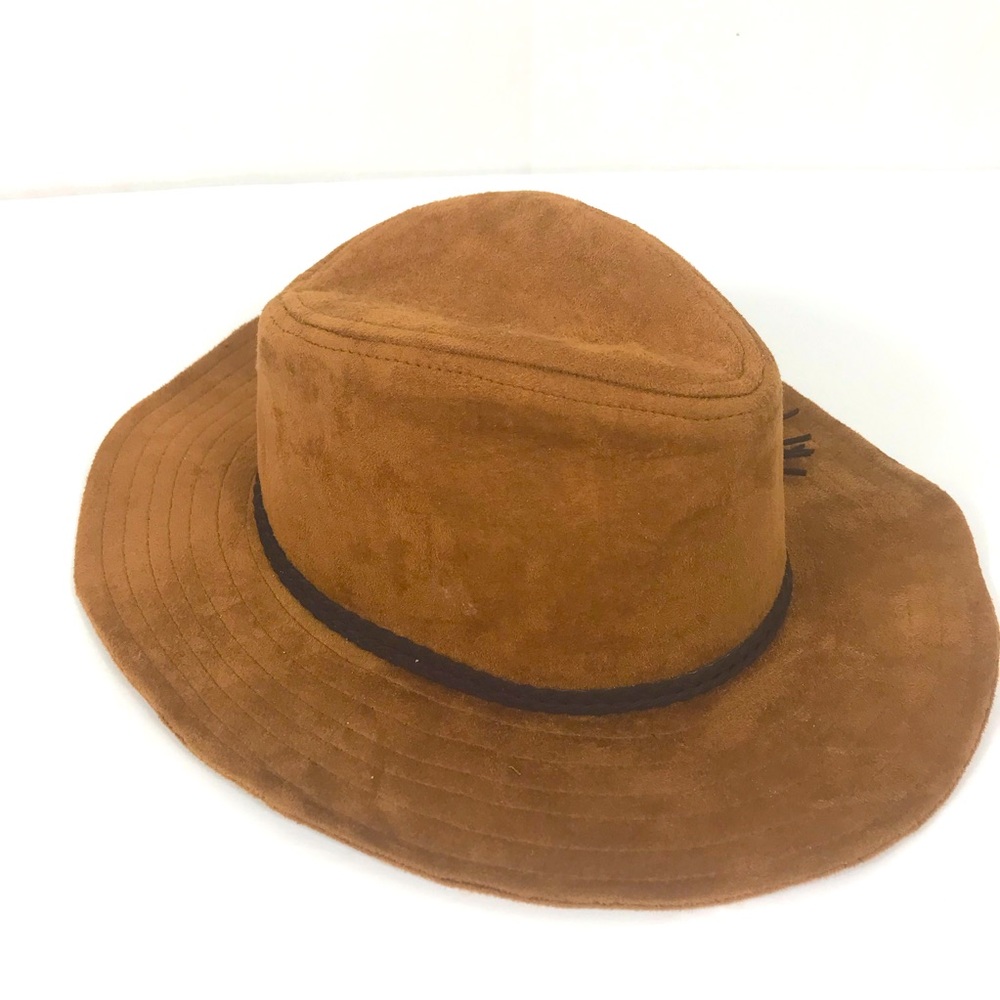 Suede Look Brim Hat